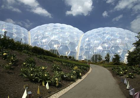 Geodesic Dome Of The Eden Project Cornwall England Uk Doug Mckinlay Axiom Geodesic Dome