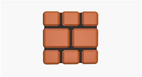 Brick Block Super Mario Assets 3d Model 29 C4d Fbx Obj Free3d