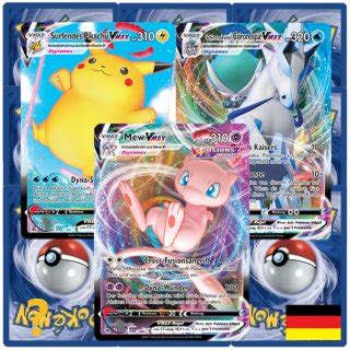 Karten Wie Ein Booster Inkl Pokemon Vmax Deutsch