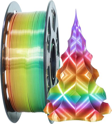 1 75mm 1Kg Silk Shiny PLA Most Basic Popular Multicolored Fast Color