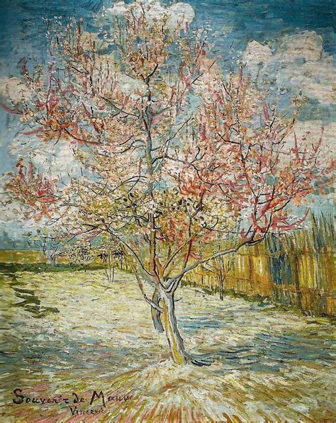 Vincent Van Gogh Pink Peach Trees Souvenir De Mauve Kr Ller