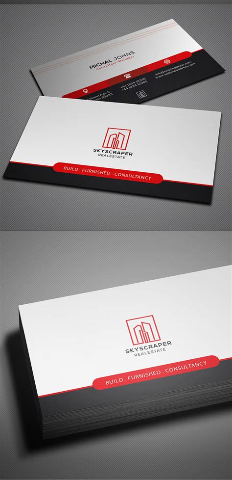 20+ Unique Real Estate Business Card Templates (Free & Premium) Graphic ...