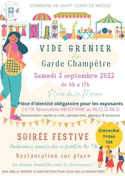 Se divertir dans le Médoc Agenda Vide Grenier Soirée Festive