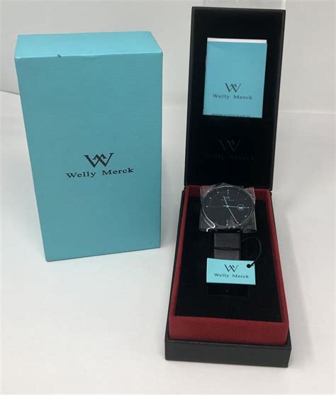 Welly Merck Men S Watch Pioneer Dublin Washington Men S Leather Band Ebay