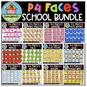 School Faces Emotions P Clips Trioriginals Emotion Clipart Tpt