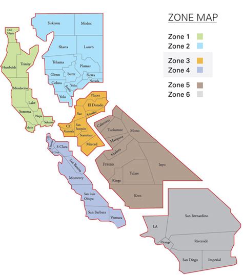 Zone Map Fire Districts Association Of California