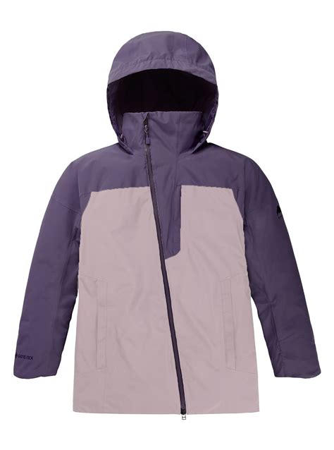 Burton Women S Gore Tex L Pillowline Jacket Elderberry Violet Halo