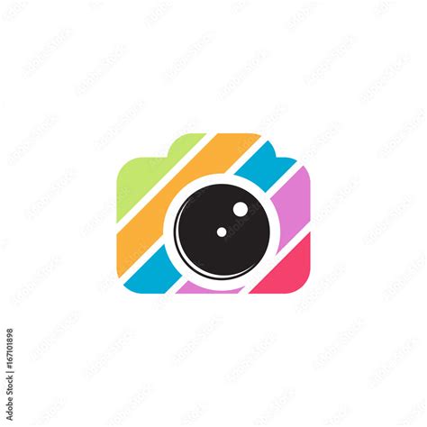 Colorful Camera Logo Stock Vector Adobe Stock