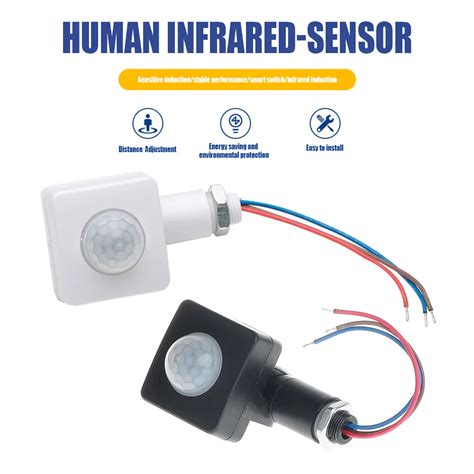 85 265v Menschlicher K Rper Infrarot Sensor LED Flutlicht Pir Bewegungs