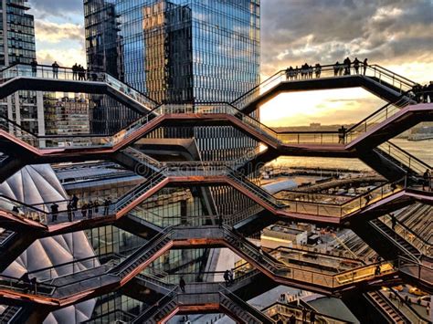 The Vessel At Hudson Yards Editorial Stock Photo Image Of Sculpture