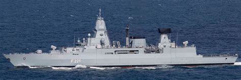 FGS Hessen F-221 Type 124 Sachsen class Frigate German Navy