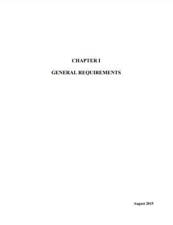 Engineering Guidelines for the Evaluation of Hydropower Projects: Chapter 1- General ...