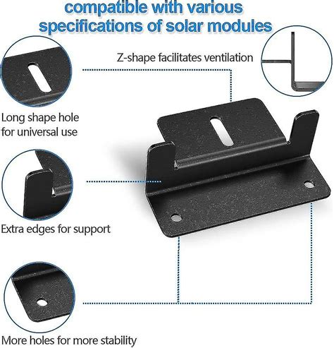 Solar Panel Mounting Bracket Aluminum Solar Panel Z Brackets Roof Solar