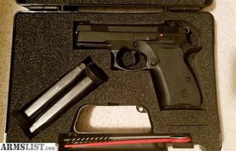 Armslist For Sale Rare Cz 75 Compact Sp 01 Compact Rail 9mm Sa Da Steel Frame Sku 99021