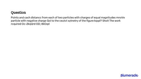 Solved Points And Cache Distance From Each Of Two Particles With