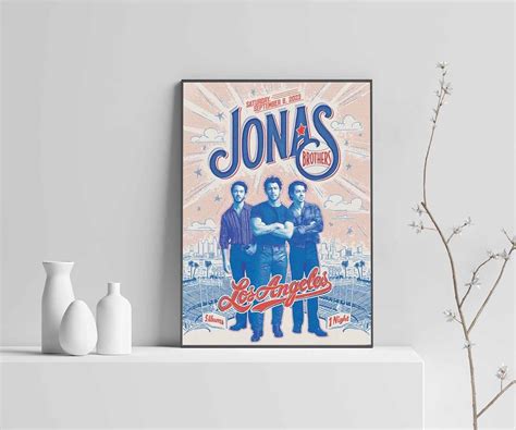 Jonas Brothers Poster Jonas Brothers Five Albums One Night Tour 2023