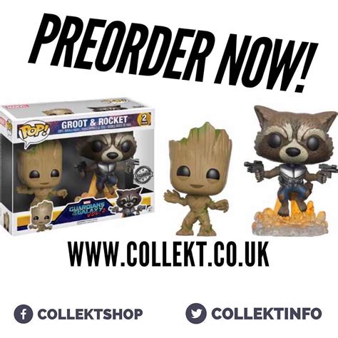 New Gotg Funkopop 2 Pack Young Groot And Rocket Up For Preorder Now