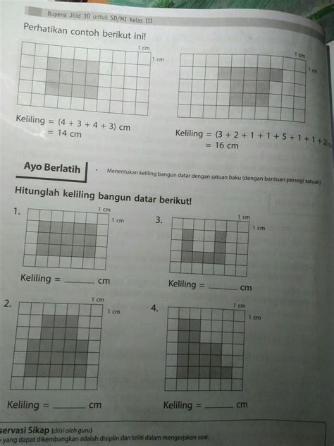 Soal Keliling Bangun Datar Kelas 3 Sd Lembar Edu