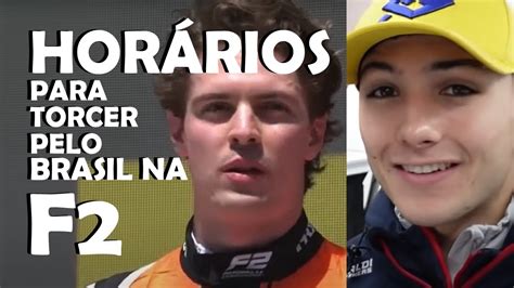 BRASIL NA FÓRMULA 2 HORA DE TORCER POR FELIPE DRUGOVICH E ENZO