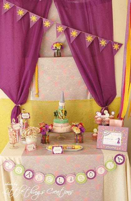 Tangled Rapunzel Birthday Party Tangled Party Disney Princess Party 4th Birthday Parties