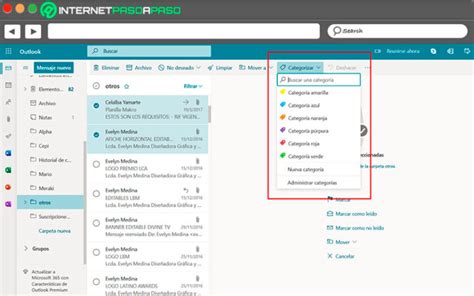 Crear Etiquetas en Outlook Guía Paso a Paso 2025