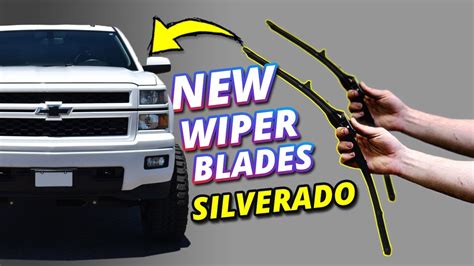 Chevy Silverado Wiper Blade Size