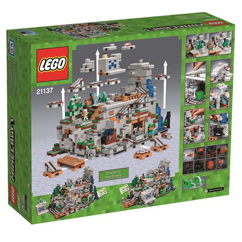 LEGO Minecraft 21137 The Mountain Cave L Annonce Officielle HelloBricks