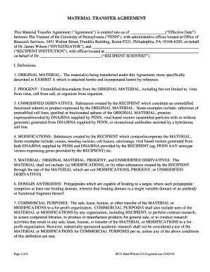 Fillable Online Med Upenn MTA PennWilsonGeneral2010 Doc Fax Email Print