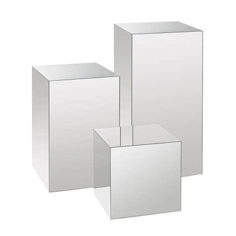 Mirrored Display Plinths Display Plinths Uk Perspex Plinth