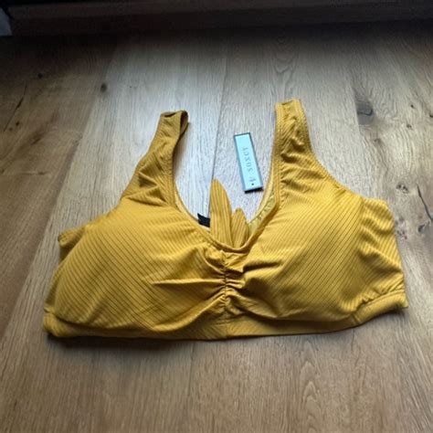 Soncy Swim Soncy Sunny Days Mustard Yellow Two Piece Bikini Set New