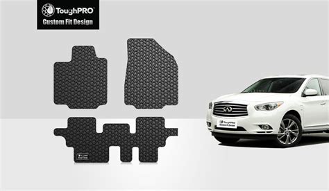 Toughpro Floor Mats Black For Infiniti Qx60 All Weather Custom Fit 2014 2020 Toughpro In 2020