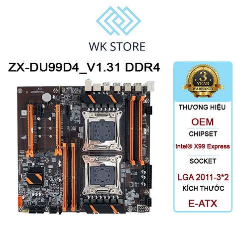 Mainboard X99 ZX DU99D4 Dual CPU