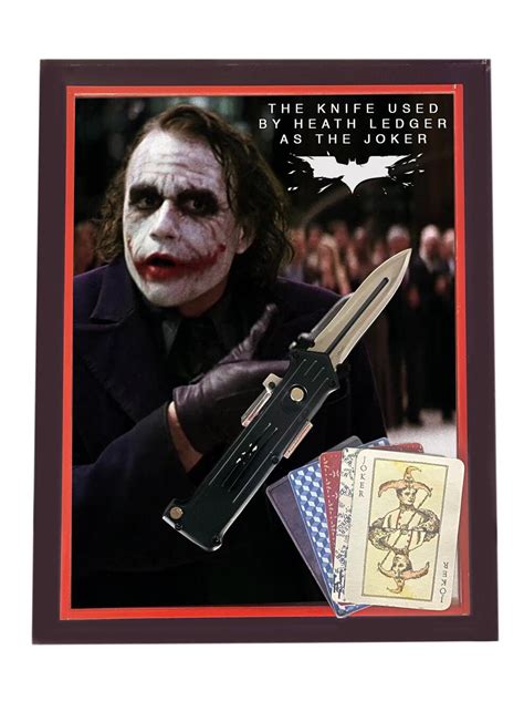 The Dark Knight Joker Heath Ledger Knife Production Treasures