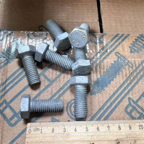 Grade Hot Dipped Galvanized Hdg Hi Tensile Gi Hex Bolt Nut Washers