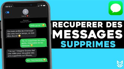 Comment R Cup Rer Des Messages Sms Supprim S Sur Iphone Tuto Youtube