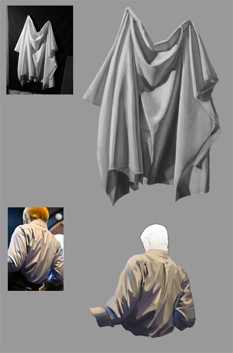 Clothes And Folds Study From Reference 3 Hrs Digitalpainting