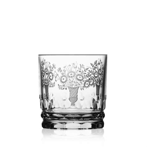 Varga Art Crystal Florence Clear Double Old Fashioned The Pink Daisy