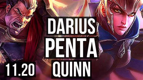 DARIUS Vs QUINN TOP Penta 1200 Games Godlike 900K Mastery BR