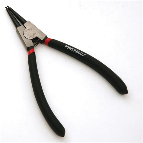 175mm 7 Straight Nose External Circlip Plier Powerbuilt Tools