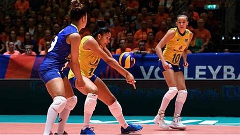 Brasil x Polônia ao vivo jogo pela Liga das Nações de Vôlei Feminino