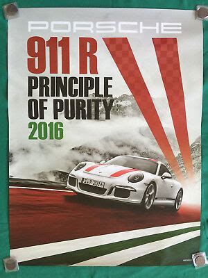 porsche official showroom   poster set     rare ebay