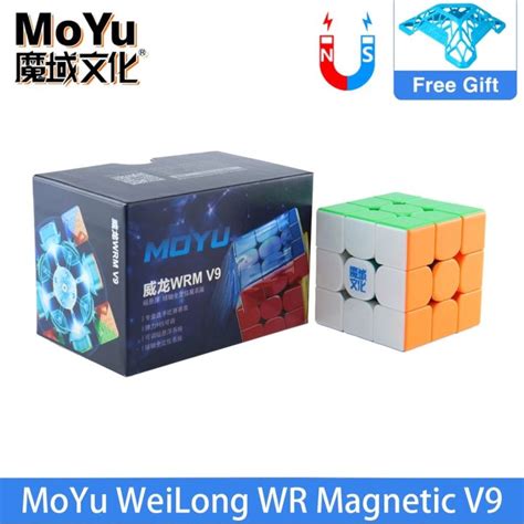 Moyu Weilong WRM V9 3x3 2023 Magic Cube Magnet Professional Speed Cube