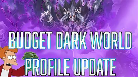 YUGIOH BUDGET Dark World Deck Profile SEP 2024 YouTube