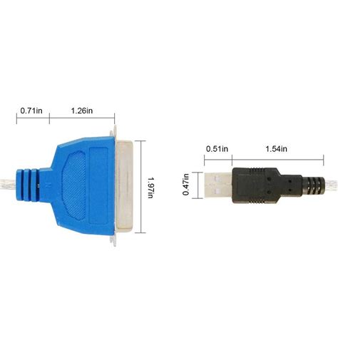 Buy S Erounder Usb To Parallel Ieee 1284 1994 Printer Cable Adapter Standard Cn36 Interface Usb