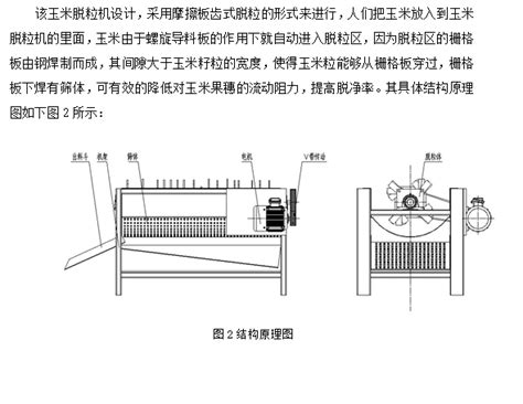 玉米脱粒机的设计含cad零件装配图solidworks三维图机械机电