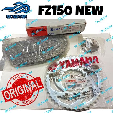 Yamaha FZ150 I FZ 150 I New V2 V3 Original Sprocket Set 2CB WF543 00