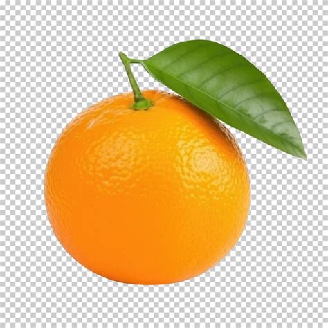 Fruta Naranja Aislada Sobre Fondo Transparente Archivo Psd Premium