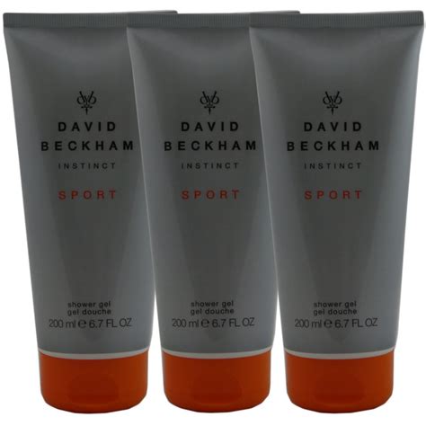 David Beckham Instinct Sport 3 X 200 Ml Duschgel Shower Gel Bei Riemax