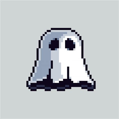 Pixel Art Illustration Spooky Ghost Pixelated Ghost Scary Spooky