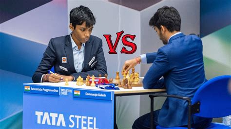 Gukesh Vs Praggnanandhaa Tata Steel Chess R